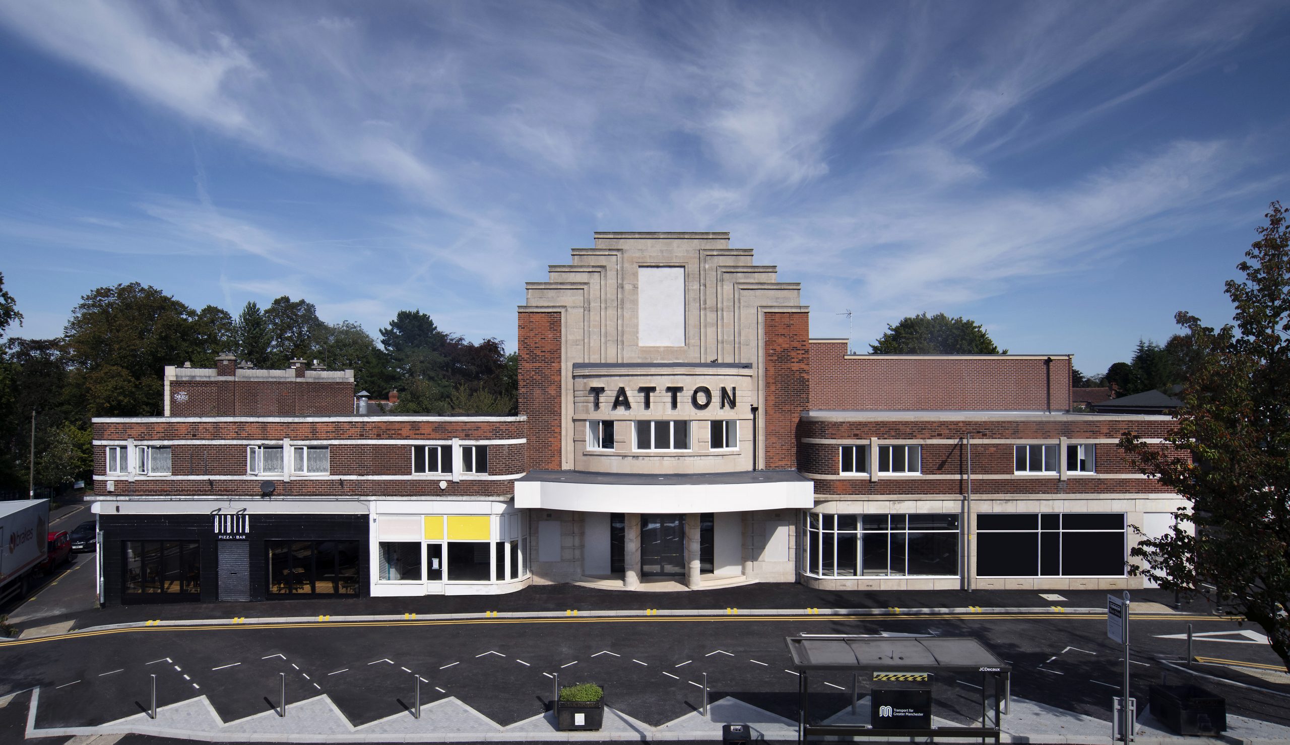 External image featuring the old art deco cinema frontage